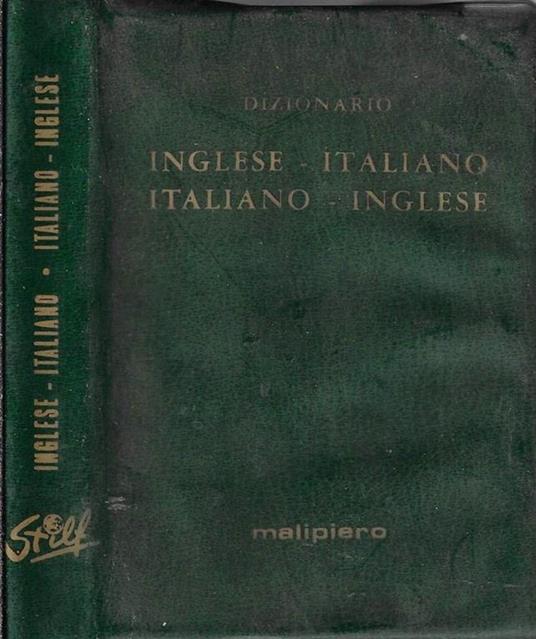 Dizionario inglese-italiano italiano-inglese - copertina