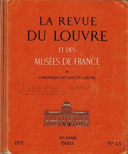 La Revue du Louvre. et des Musées de France - XXI.e année, 1971 - copertina