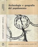 Archeologia e geografia del popolamento. Quaderni storici 24, Ancona, Settembre 1973