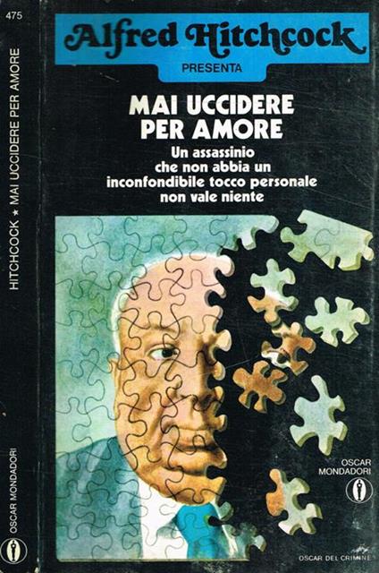 Mai uccidere per amore - Alfred Hitchcock - copertina