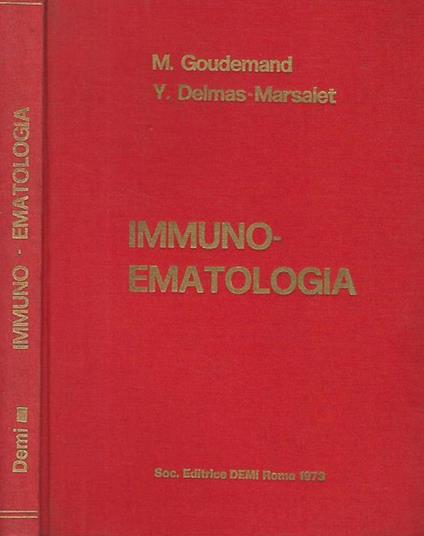 Immuno - Ematologia - M. Goudemand - copertina