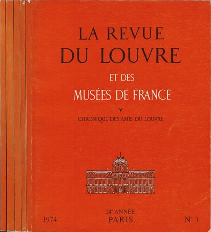 La Revue du Louvre. et des Musées de France - XXIV.e année, 1974 - copertina