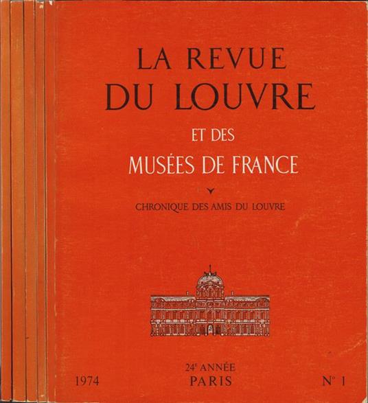 La Revue du Louvre. et des Musées de France - XXIV.e année, 1974 - copertina