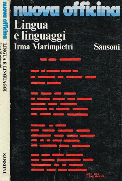 Lingua e linguaggi - Irma Marimpietri - copertina