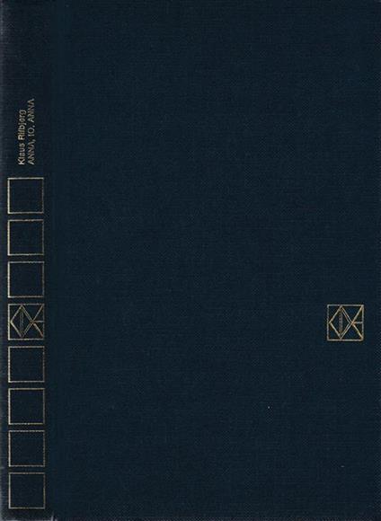 Anna, io, Anna - Klaus Rifbjerg - copertina