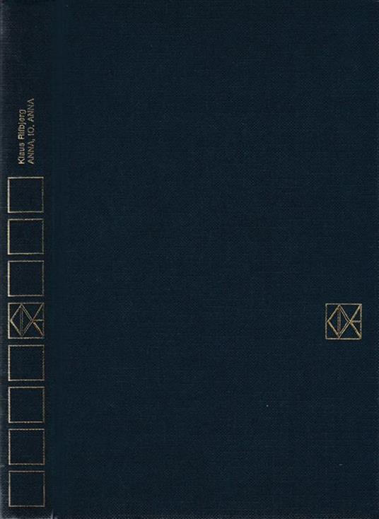 Anna, io, Anna - Klaus Rifbjerg - copertina