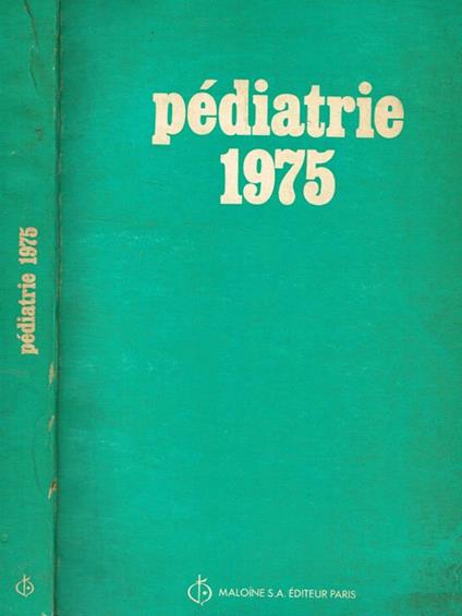 Pédiatrie 1975 - C. Attal - copertina