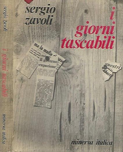 I giorni tascabili - Sergio Zavoli - copertina