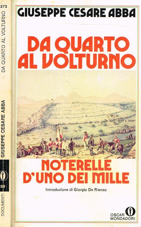 Da Quarto al Volturno. Noterelle d'uno dei Mille - Giuseppe Cesare - copertina