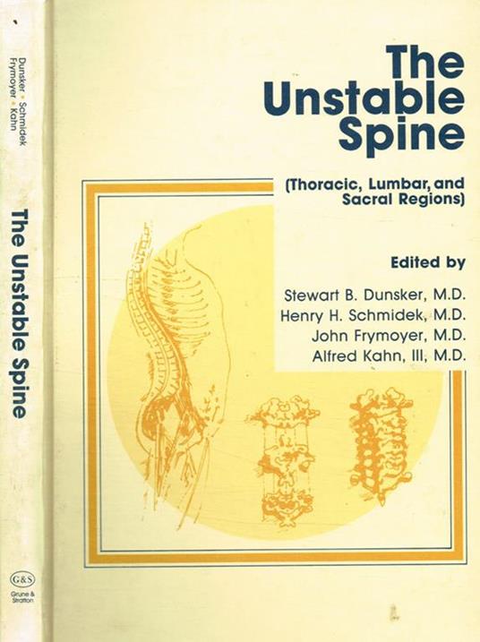 The unstable spine (thoracic, lumbar and sacral regions) - copertina
