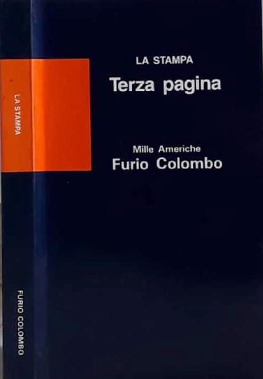 Mille Americhe - Furio Colombo - copertina