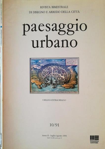 Paesaggio Urbano. Urbano-Extraurbano 10/91 - copertina