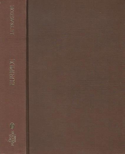 Le tragedie - Euripide - copertina