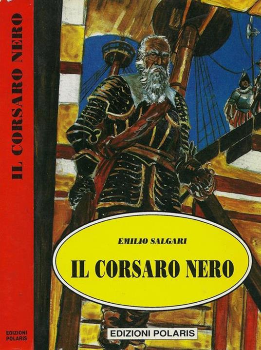Il corsaro nero - Emilio Salgari - copertina