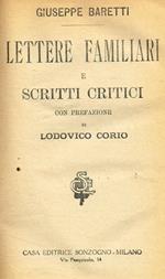 Lettere familiari e scritti critici