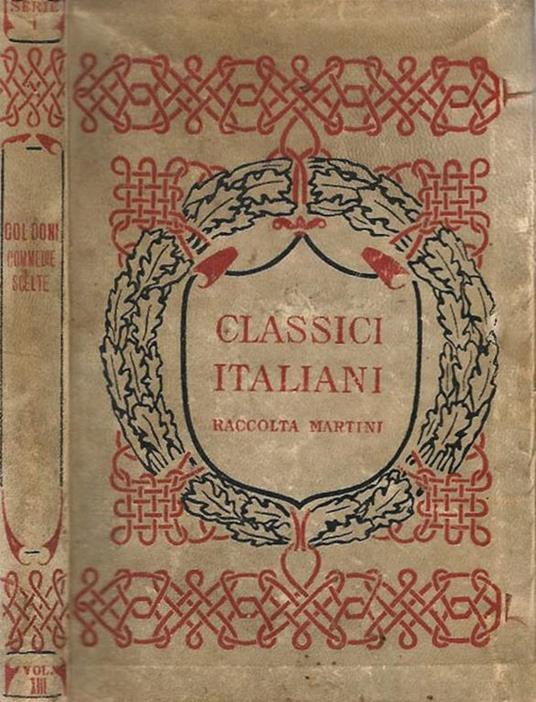 Commedie scelte - Carlo Goldoni - copertina