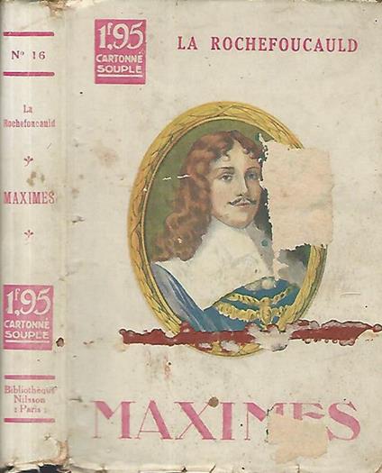 Maximes - François de La Rochefoucauld - copertina
