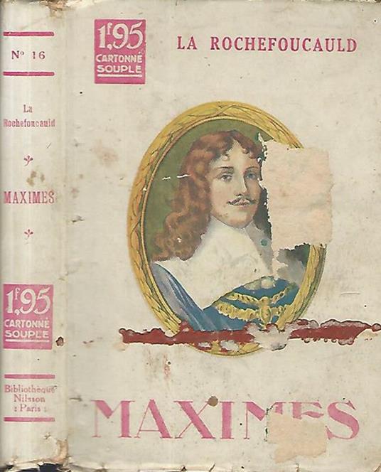 Maximes - François de La Rochefoucauld - copertina