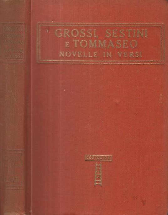 Novelle in versi - Grossi - copertina