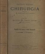Trattato italiano di Chirurgia , redatto da disinti professori, vol. IV Malattie del Torace - Addome e loro cura, parte prima: Malattia del Torace e delle mammelle, pei professori A. Salomoni - A. Ceccherelli