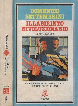 Il labirinto rivoluzionario Vol II. L'idea anarchica: l'impatto con la realtà 1917-1978 - Domenico Settembrini - copertina