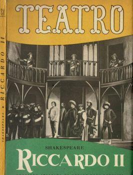 Teatro N. 31 - Riccardo II. Raccolta di Commedie di ogni epoca - William Shakespeare - copertina