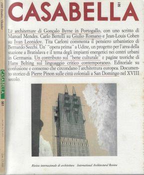 Casabella anno 1989 n. 561. Rivista internazionale di architettura - copertina