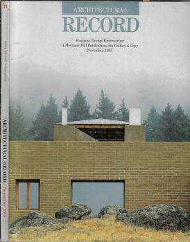 Architectural Record anno 1985 N. 11 - copertina
