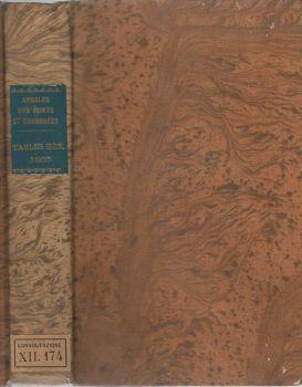 Annales des Ponts et Chausses (Anno 1853 e 1855) Tables Generales - copertina