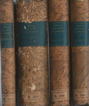 Annales des Ponts et Chausses (Anno 1886). Memoires et documents - Lois Decrets arretas etc - Personnel - copertina