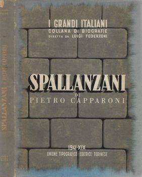 Lazzaro Spallanzani - Pietro Capparoni - copertina