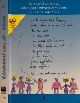 Universi fatti di-versi. XII biennale di poesia delle scuole primarie di Modena - Antonio Nesci - copertina