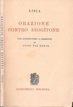 Orazione contro Diogìtone - Lisia - copertina