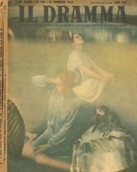 Il Dramma. Quindicinale di commedie di grande interesse. Anno 29, 1953. N.173, 190 - Lucio Ridenti - copertina