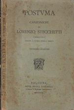 Postuma. Canzoniere di Lorenzo Stecchetti (mercutio) edito a cura degli amici