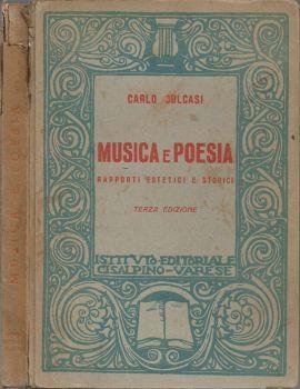 Musica e poesia. Rapporti estetici e storici - Carlo Culcasi - copertina