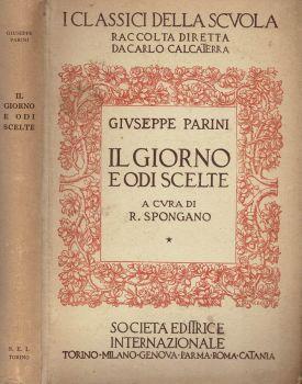 Il giorno e odi scelte - Giuseppe Parini - copertina