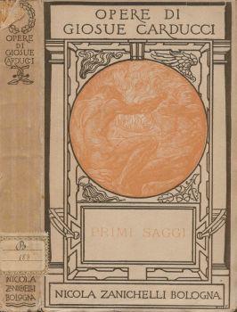 Primi saggi - Giosuè Carducci - copertina