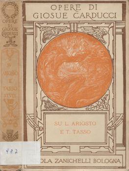Su Ludovico Ariosto e Torquato Tasso. Studi - Giosuè Carducci - copertina