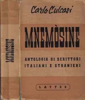 Mnemòsine. Antologia di scrittori italiano e stranieri - Carlo Culcasi - copertina