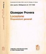 Locazione. Disposizioni generali. Libro quarto: Obbligazioni art.1571-1606