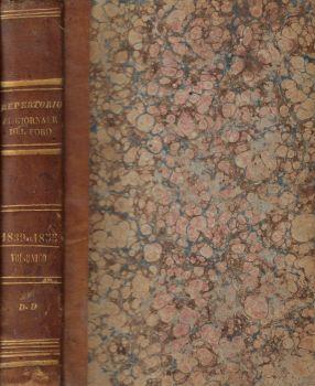 Repertorio del giornale del foro dall'anno 1839 a tutto il 1855 - Bartolomeo Belli - copertina