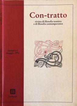 Con-tratto. Rivista di filosofia tomista e di filosofia contemporanea - copertina