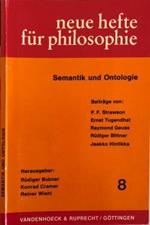 Neue hefte fur philosophie. Semantik und ontologie