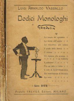 Dodici monologhi di Gandolin - Luigi A. Vassallo - copertina