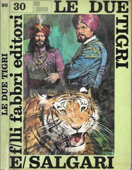 Le due tigri - Emilio Salgari - copertina