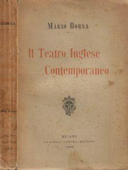 Il Teatro Inglese Contemporaneo - Mario Borsa - copertina
