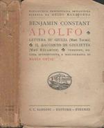 Adolfo. Lettera su Giulia (Mme Talma) Il racconto di Giulietta (Mme Récamier)