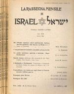 La rassegna mensile di Israel. N.4, 5, 10, 11, 12. Anno 1964 terza serie