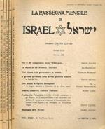 La rassegna mensile di Israel. N.1, 2, 6, 7, 8/9. Anno 1965 terza serie